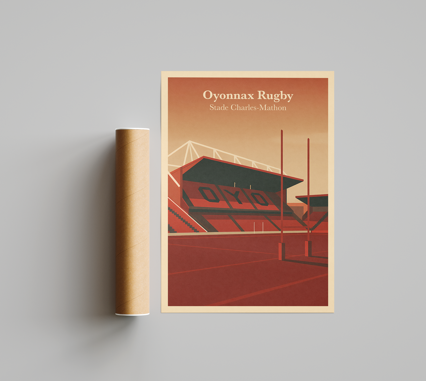 Affiche Oyonnax Rugby – Stade Charles-Mathon