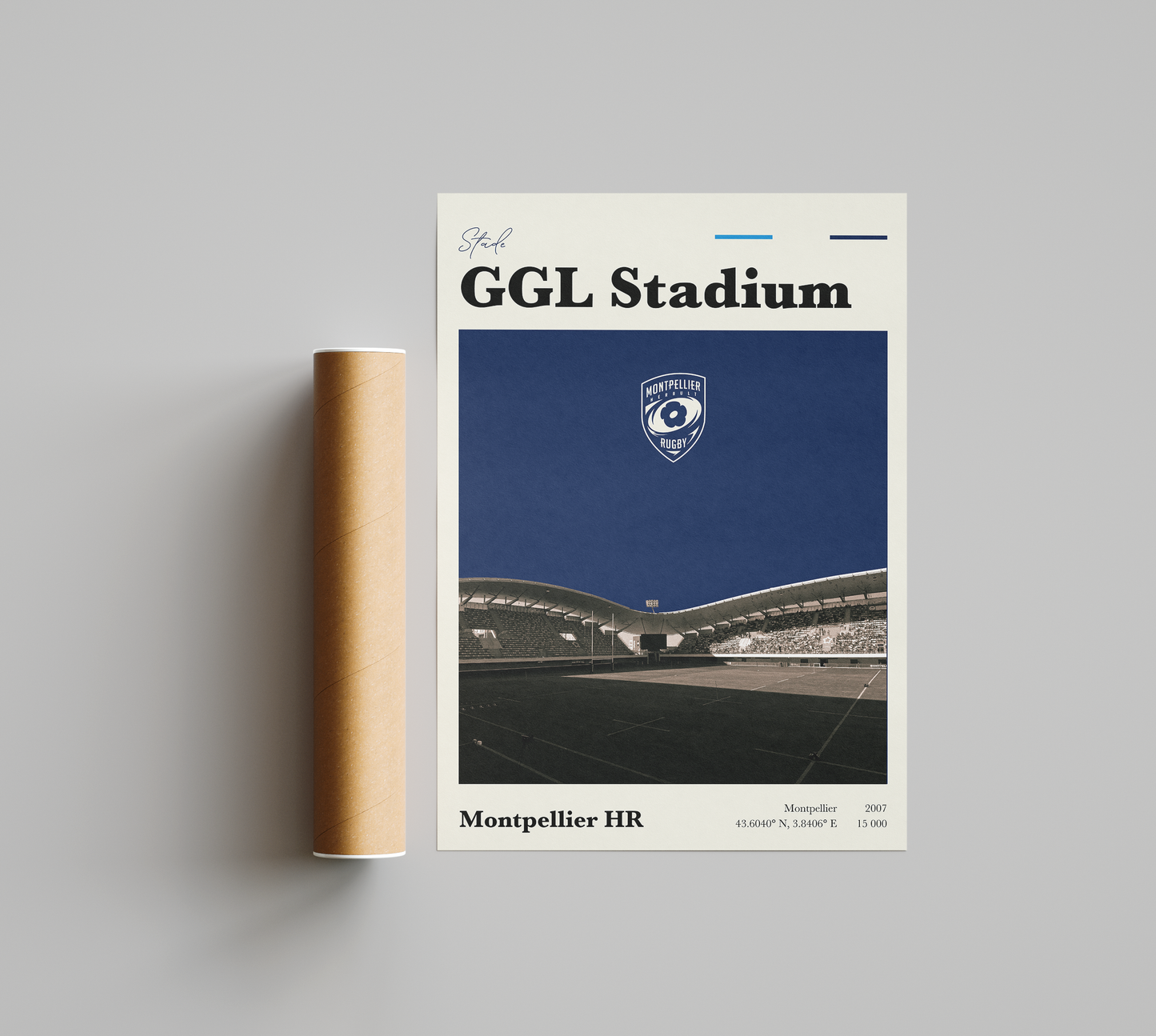 Affiche Rugby – Montpellier MHR – GGL Stadium