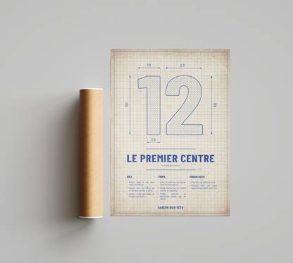 Affiche Rugby – Le Premier Centre – La Fiche Technique