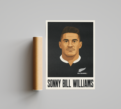 Affiche Rugby – Sonny Bill Williams – New Zealand