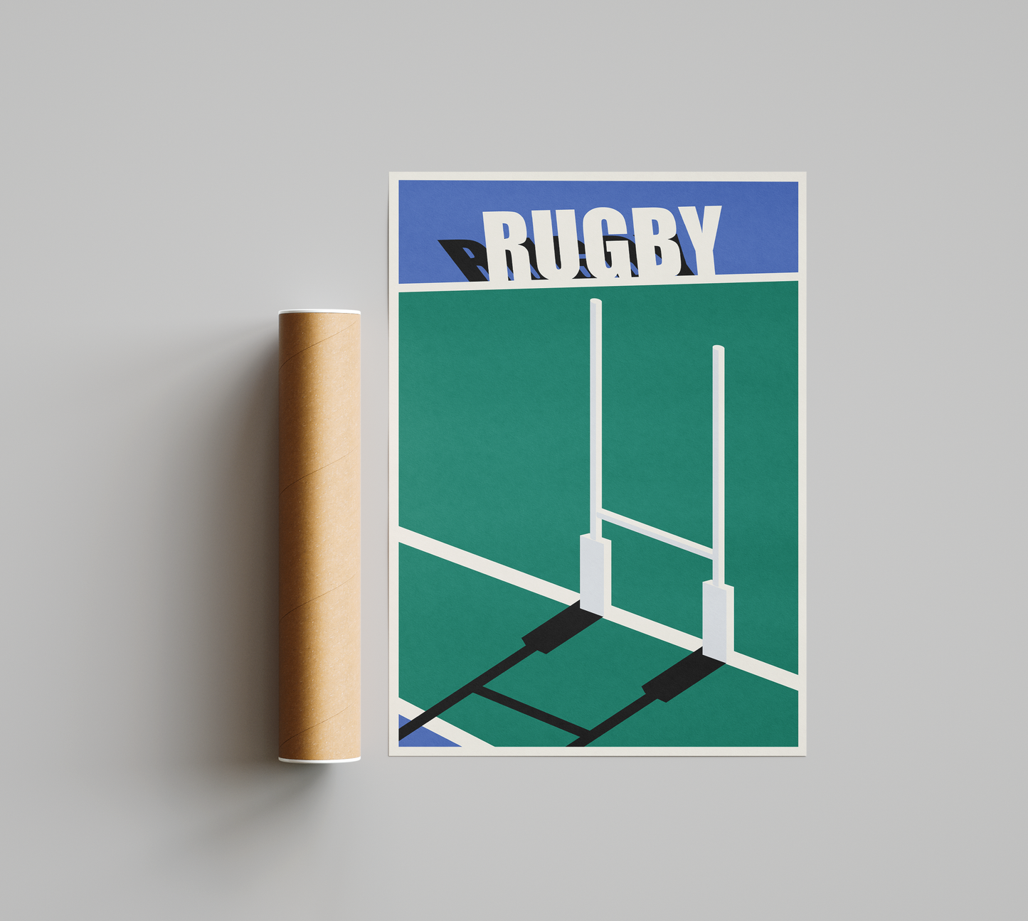 Affiche Rugby – Dans l’Ombre des Poteaux-Garçon bien vêtu