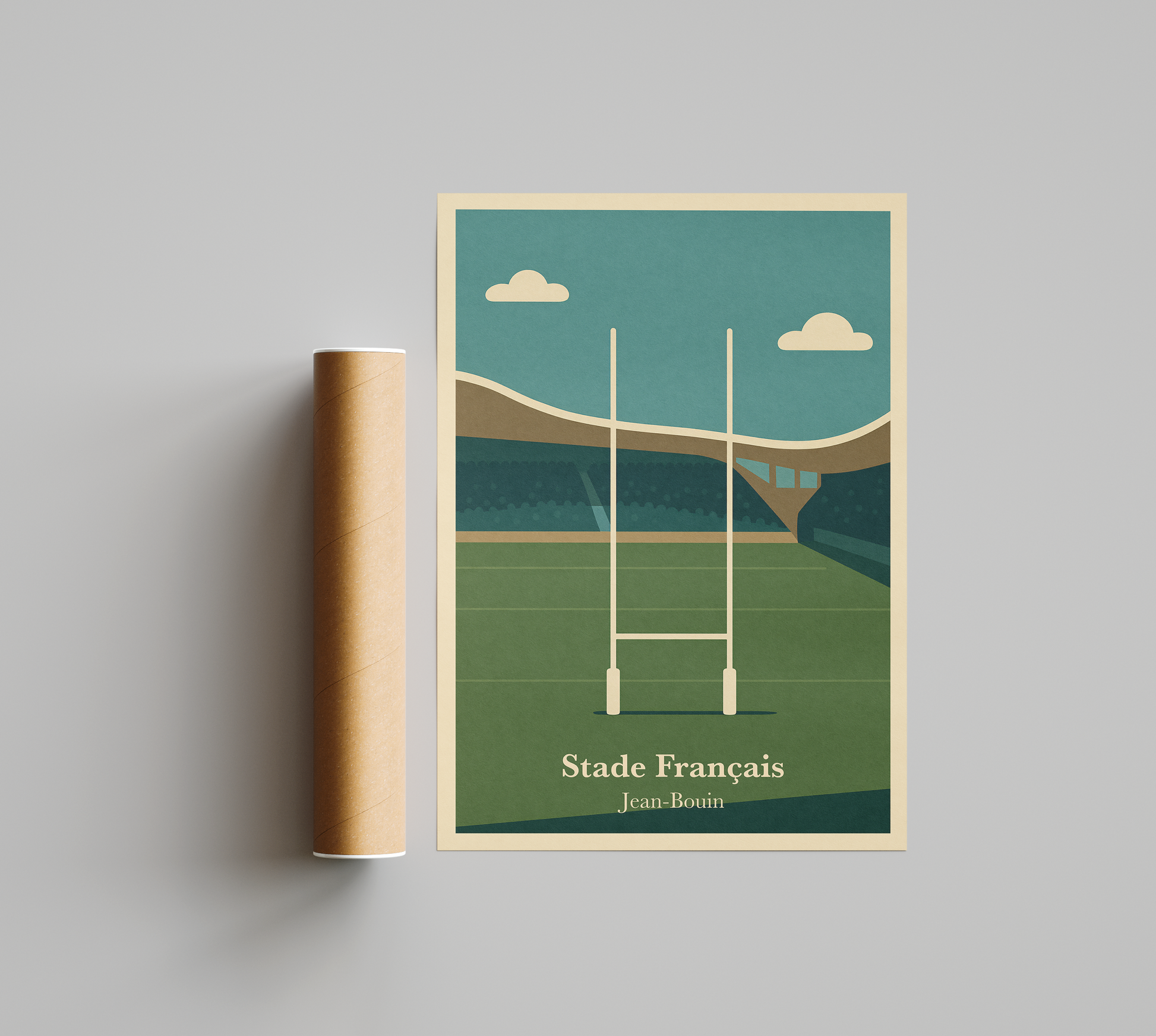 Affiche Stade Français – Stade Jean-Bouin-Garçon bien vêtu