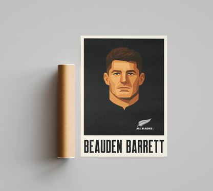 Affiche Rugby – Beauden Barrett – New Zealand