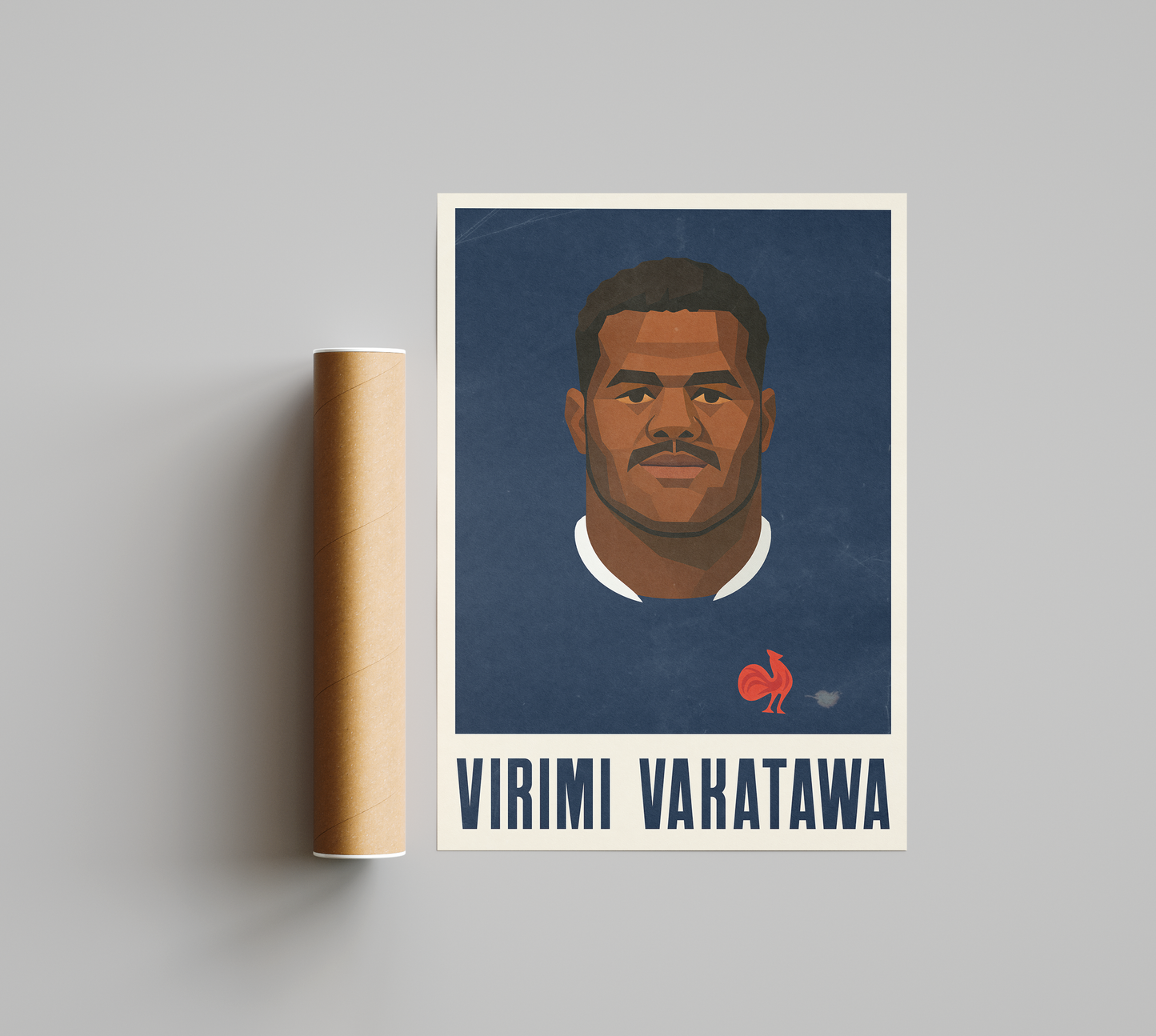 Affiche Rugby – Virimi Vakatawa – France