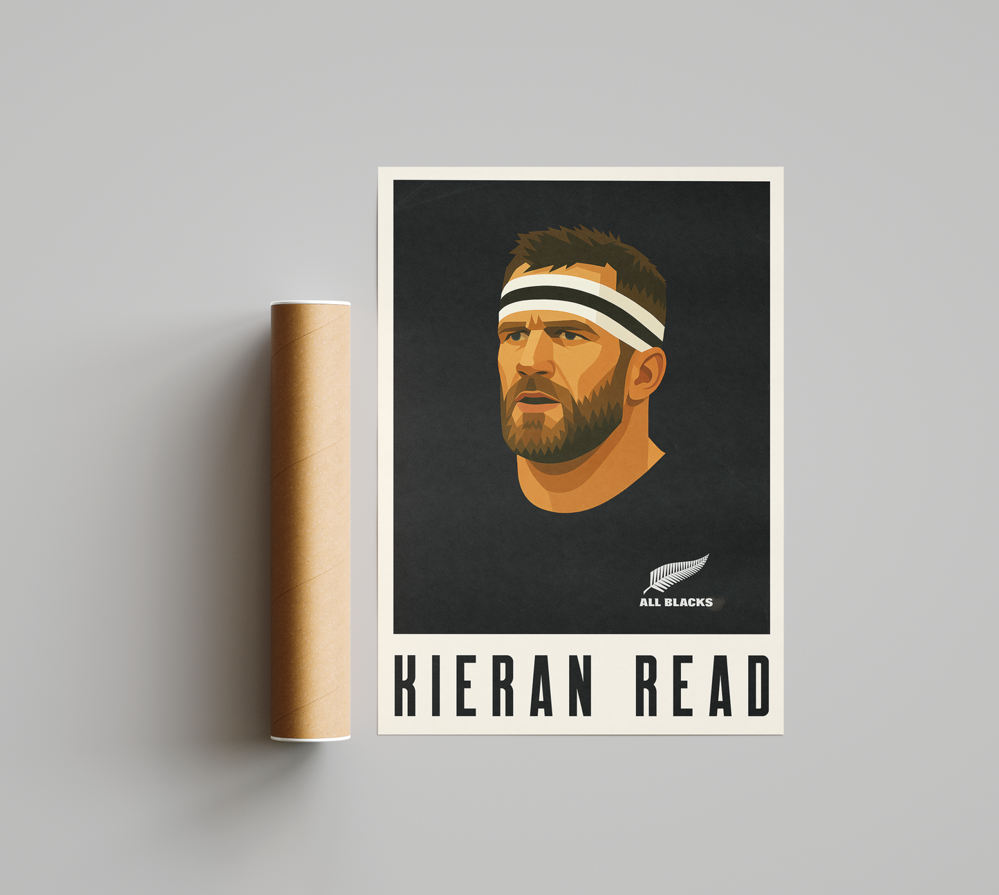 Affiche Rugby – Kieran Read – New Zealand