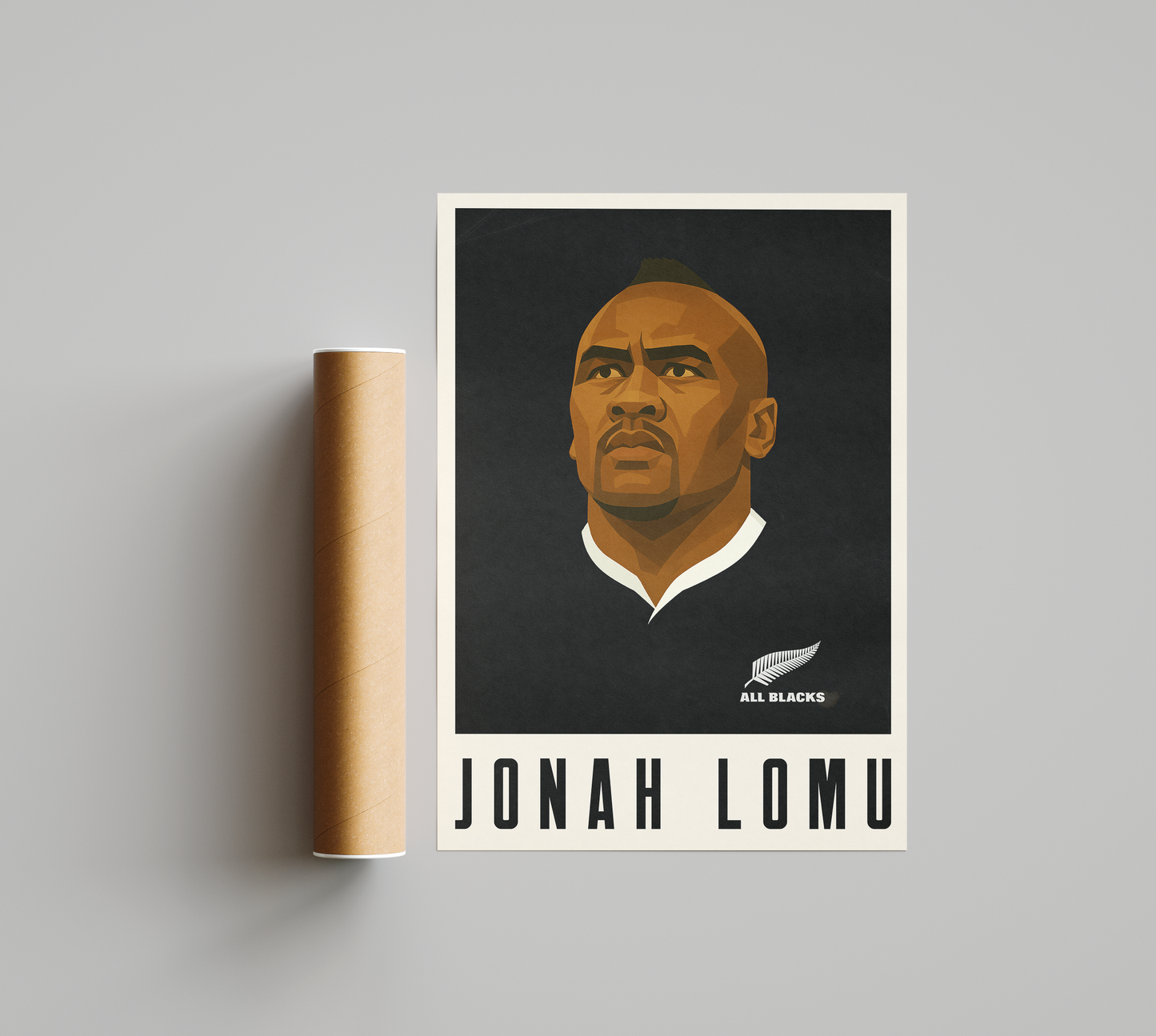 Affiche Rugby – Jonah Lomu – New Zealand