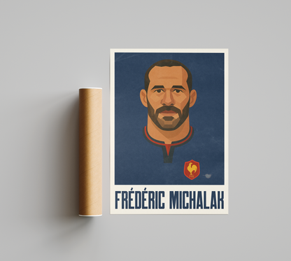 Affiche Rugby – Frédéric Michalak – France