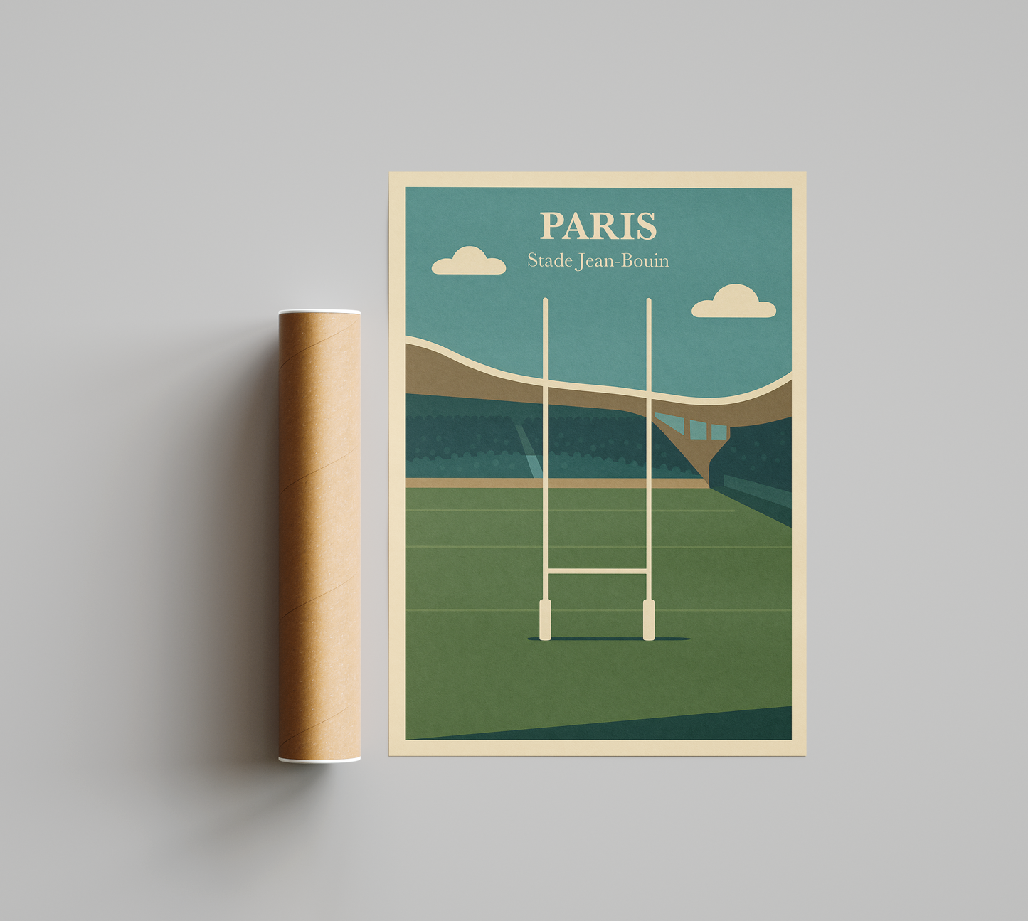 Stade Français poster – Jean-Bouin Stadium