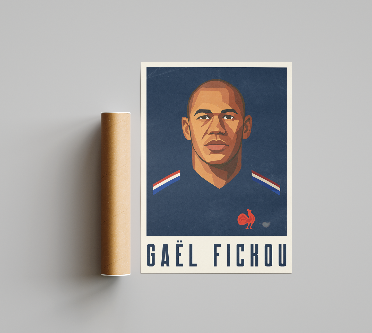 Affiche Rugby – Gaël Fickou – France