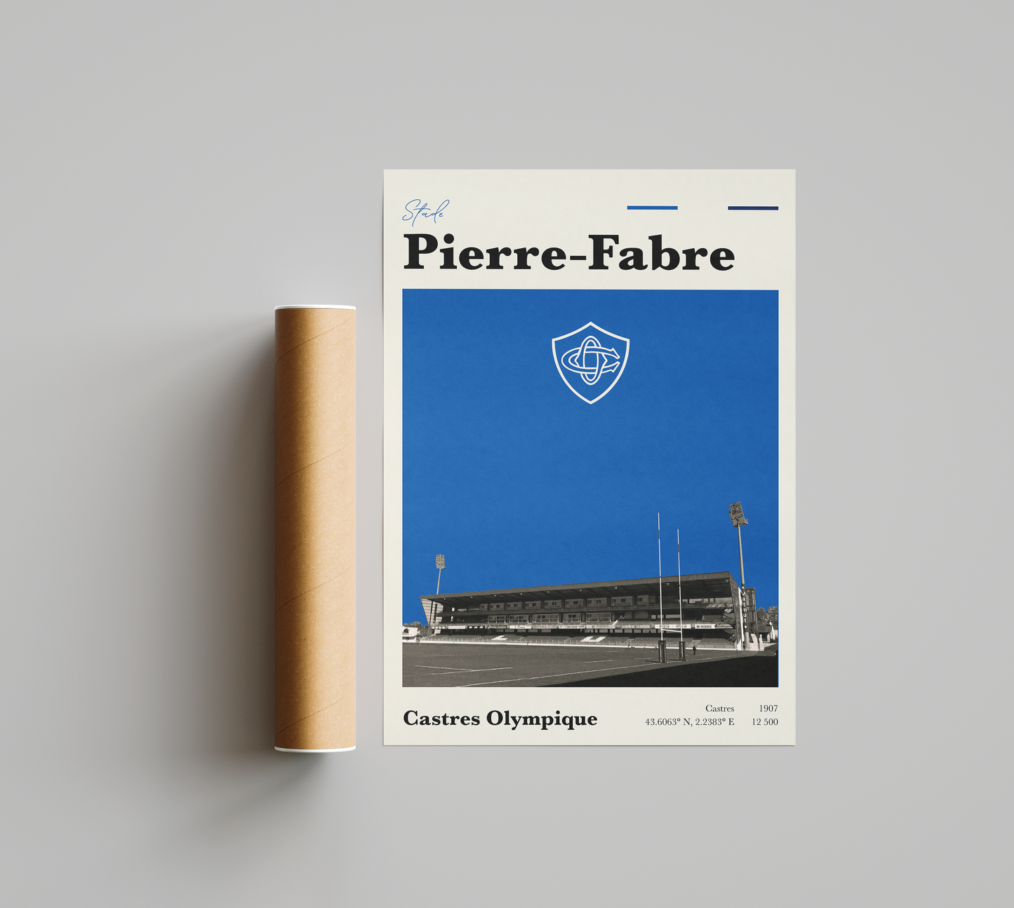 Affiche Rugby – Castres Olympique – Stade Pierre-Fabre