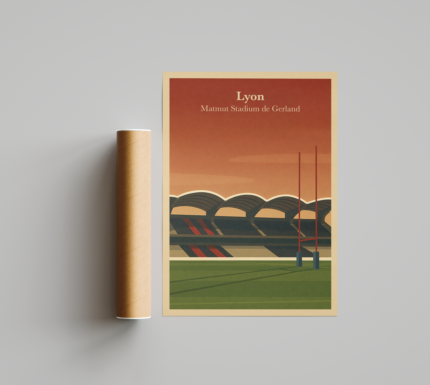 Affiche LOU Rugby – Matmut Stadium de Gerland