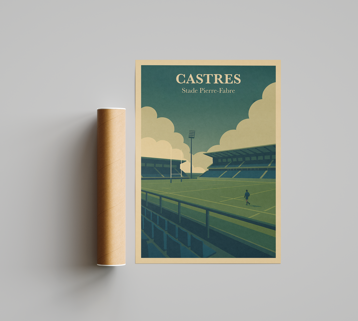Affiche Rugby Castres – Stade Pierre-Fabre