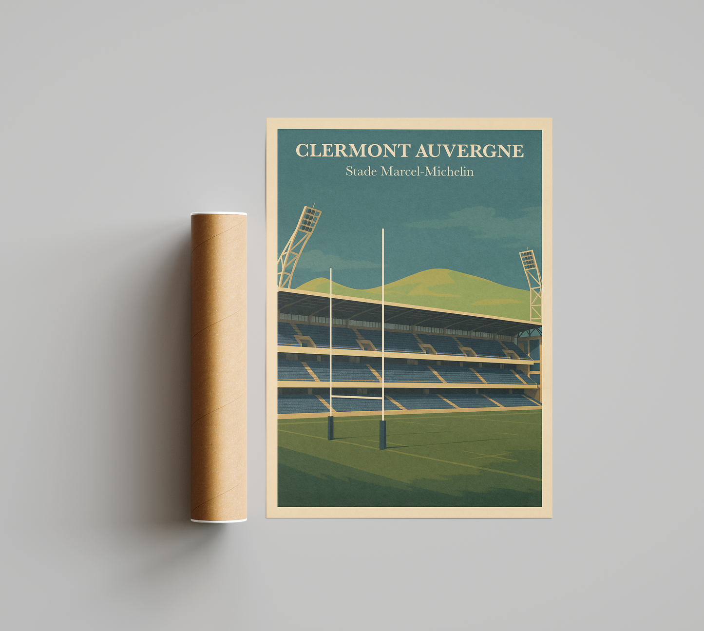 ASM Clermont – Stade Marcel-Michelin poster