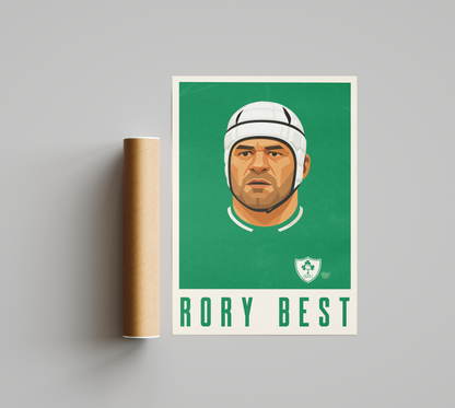 Affiche Rugby – Rory Best – Ireland
