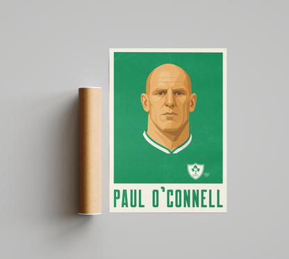 Affiche Rugby – Paul O’Connell – Ireland