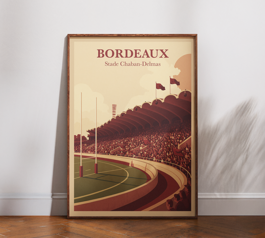 Affiche Rugby Bordeaux – Stade Chaban-Delmas