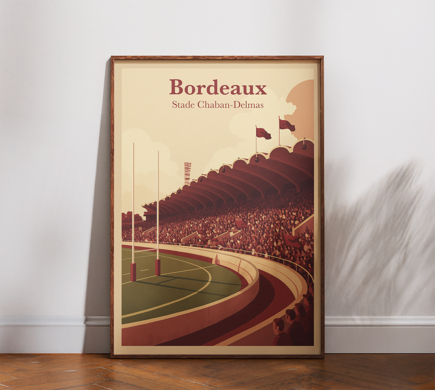 Affiche Stade Chaban-Delmas  – Bordeaux Bègles