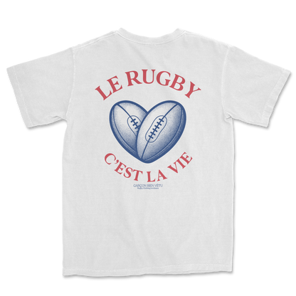 T-shirt Rugby Cœur – Le Rugby C’est la Vie
