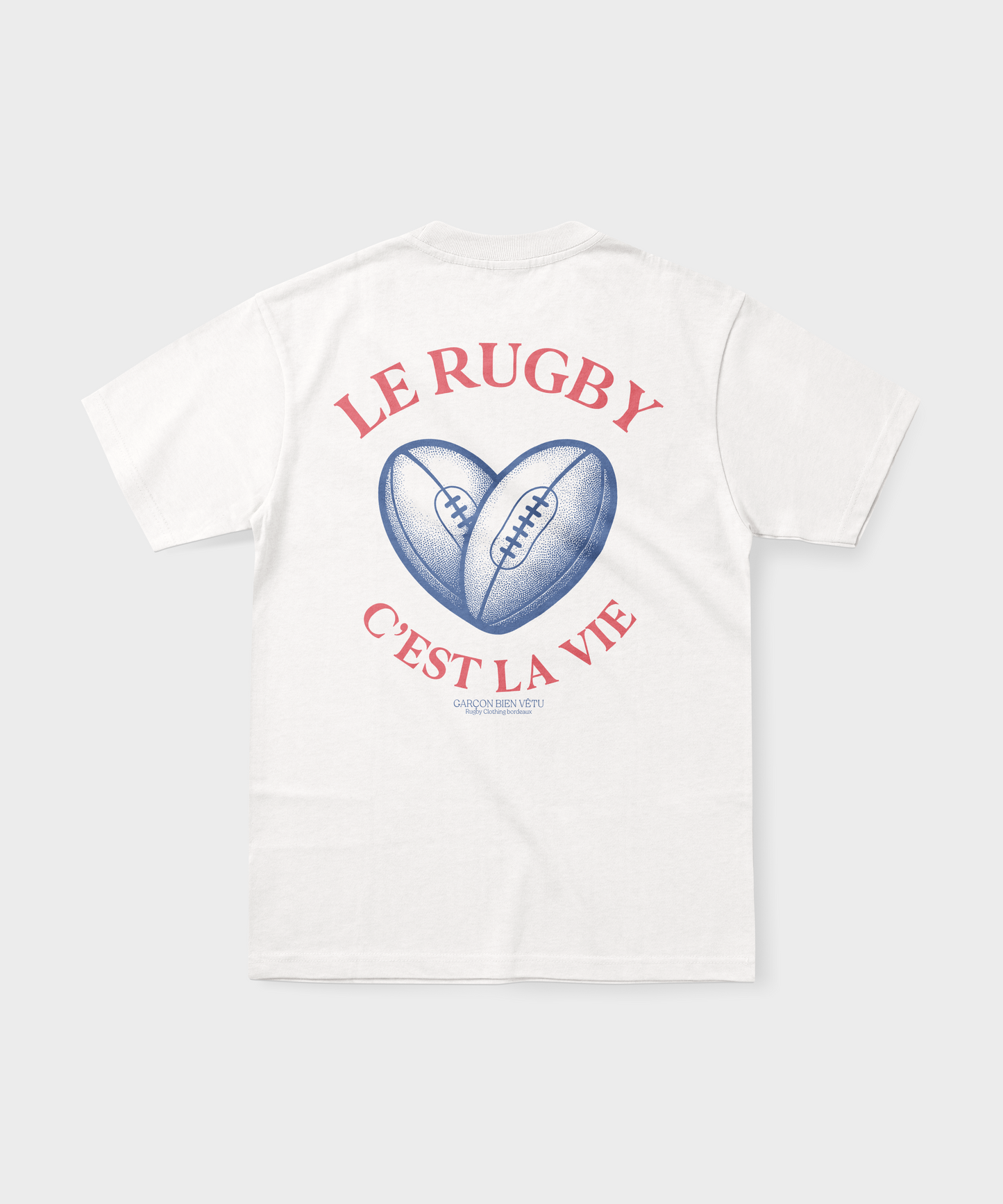 T-shirt Rugby Cœur – Le Rugby C’est la Vie