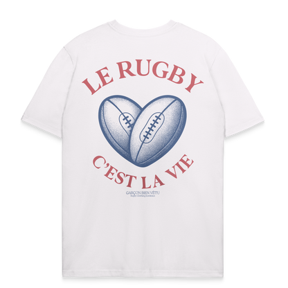 T-shirt Rugby Cœur – Le Rugby C’est la Vie