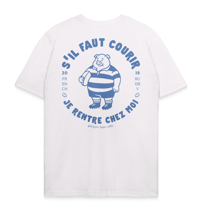 T-shirt rugby – S’il faut courir je rentre chez moi