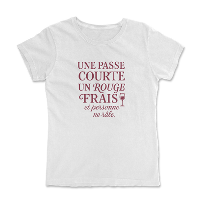 T-shirt Rugby Femme– Passe Courte & Rouge Frais