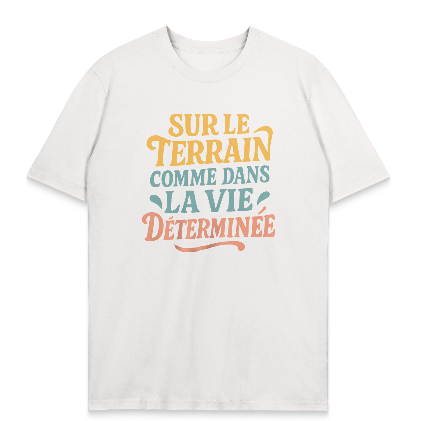 T-shirt Rugby Femme – Déterminée sur le Terrain et dans la Vie