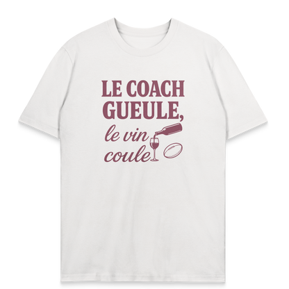 T-shirt Rugby Humour – Le Coach Gueule, le Vin Coule
