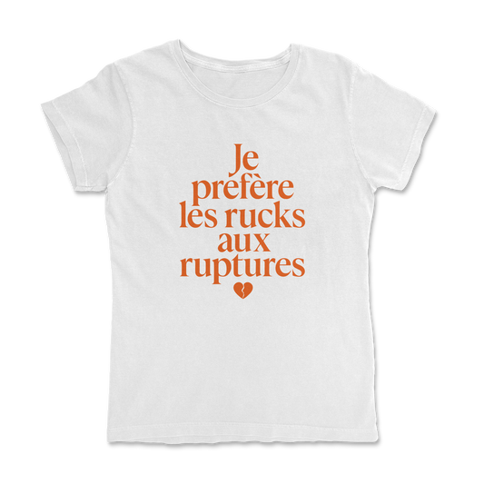 T-shirt Rugby Femme – Je préfère les rucks aux ruptures