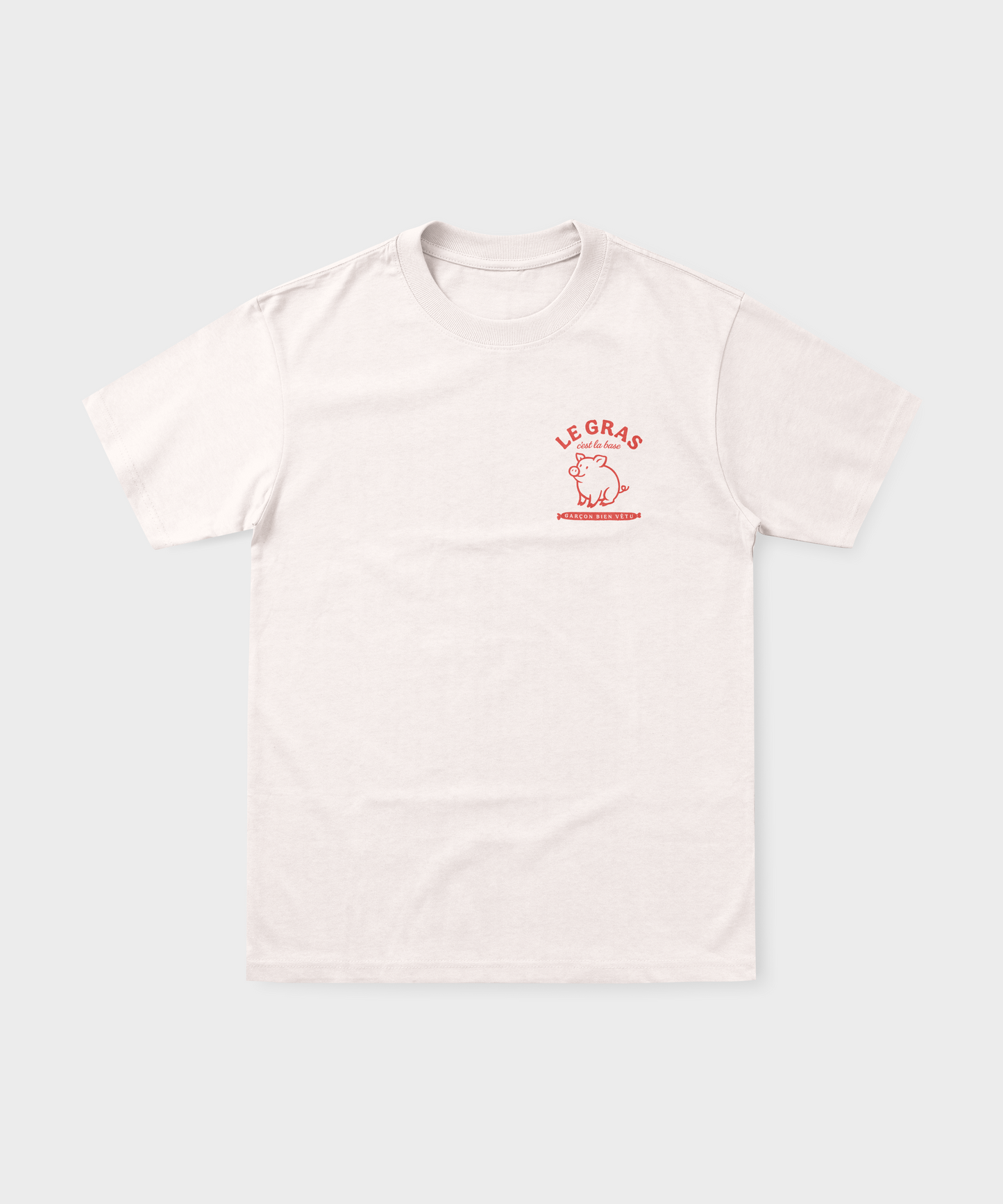 T-Shirt rugby – Le gras c'est la base en mélée