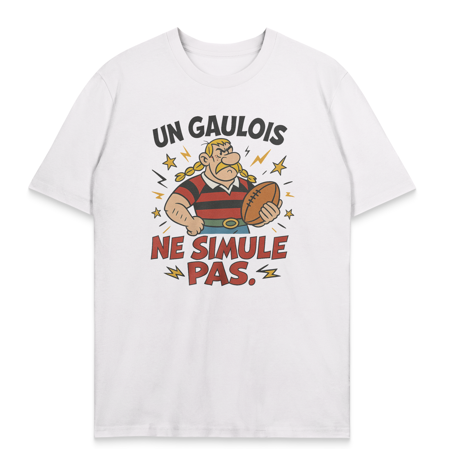T-shirt Rugby – Un Gaulois ne Simule Pas