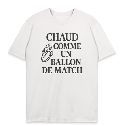 T-shirt Rugby – Chaud Comme un Ballon de Match