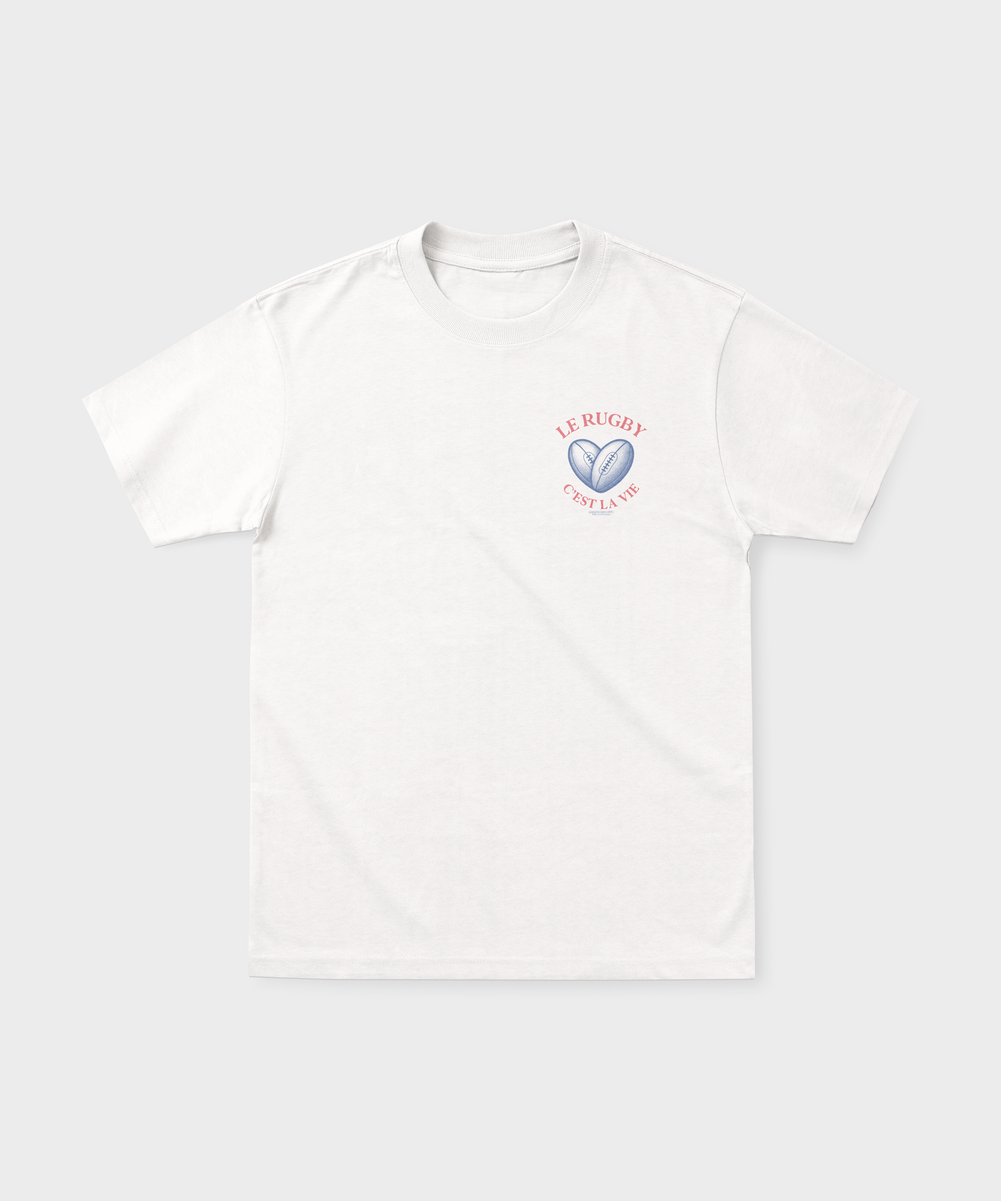 T-shirt Rugby Cœur – Le Rugby C’est la Vie