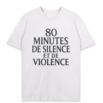 T-shirt Rugby – 80 Minutes de Silence et de Violence