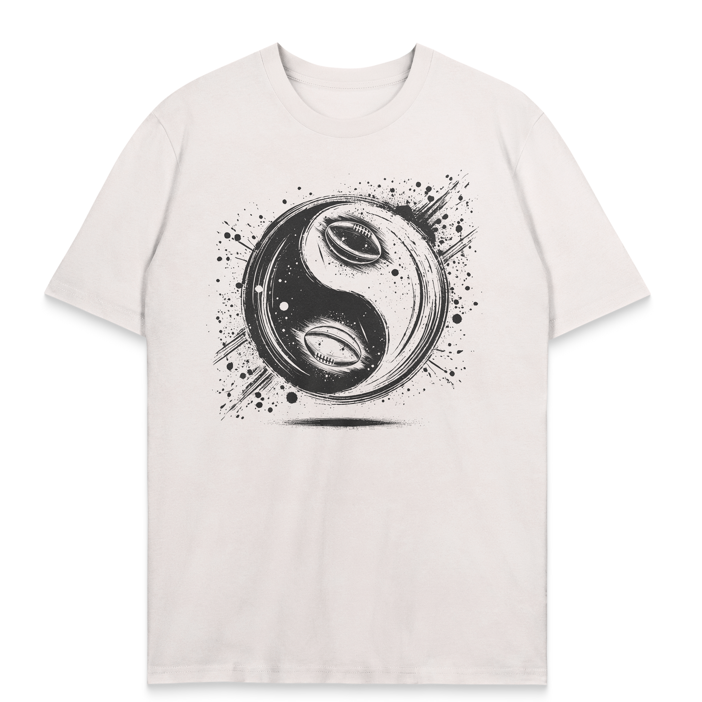 T-shirt Rugby Philosophie – Yin & Yang Ovale