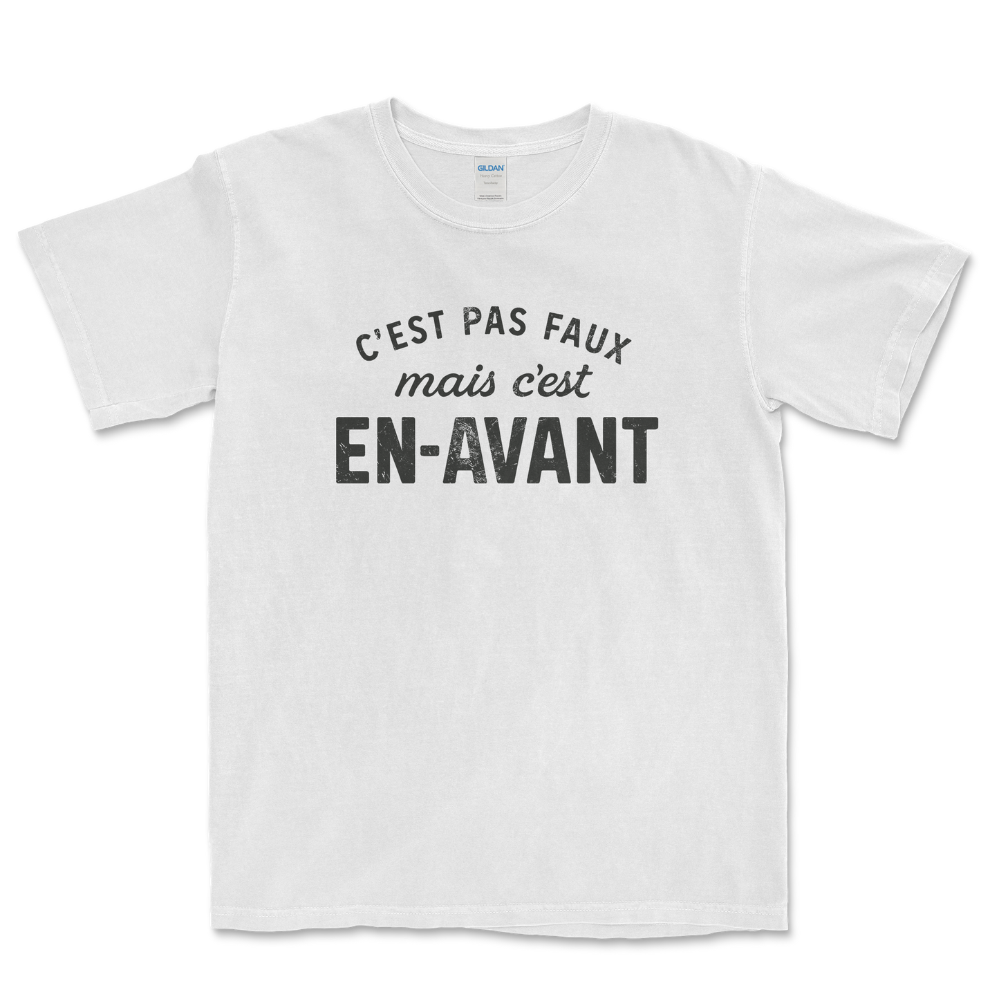 T-shirt Rugby – C’est pas faux mais c’est en-avant