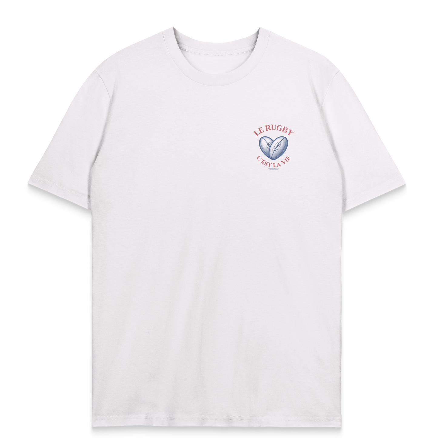 T-shirt Rugby Cœur – Le Rugby C’est la Vie