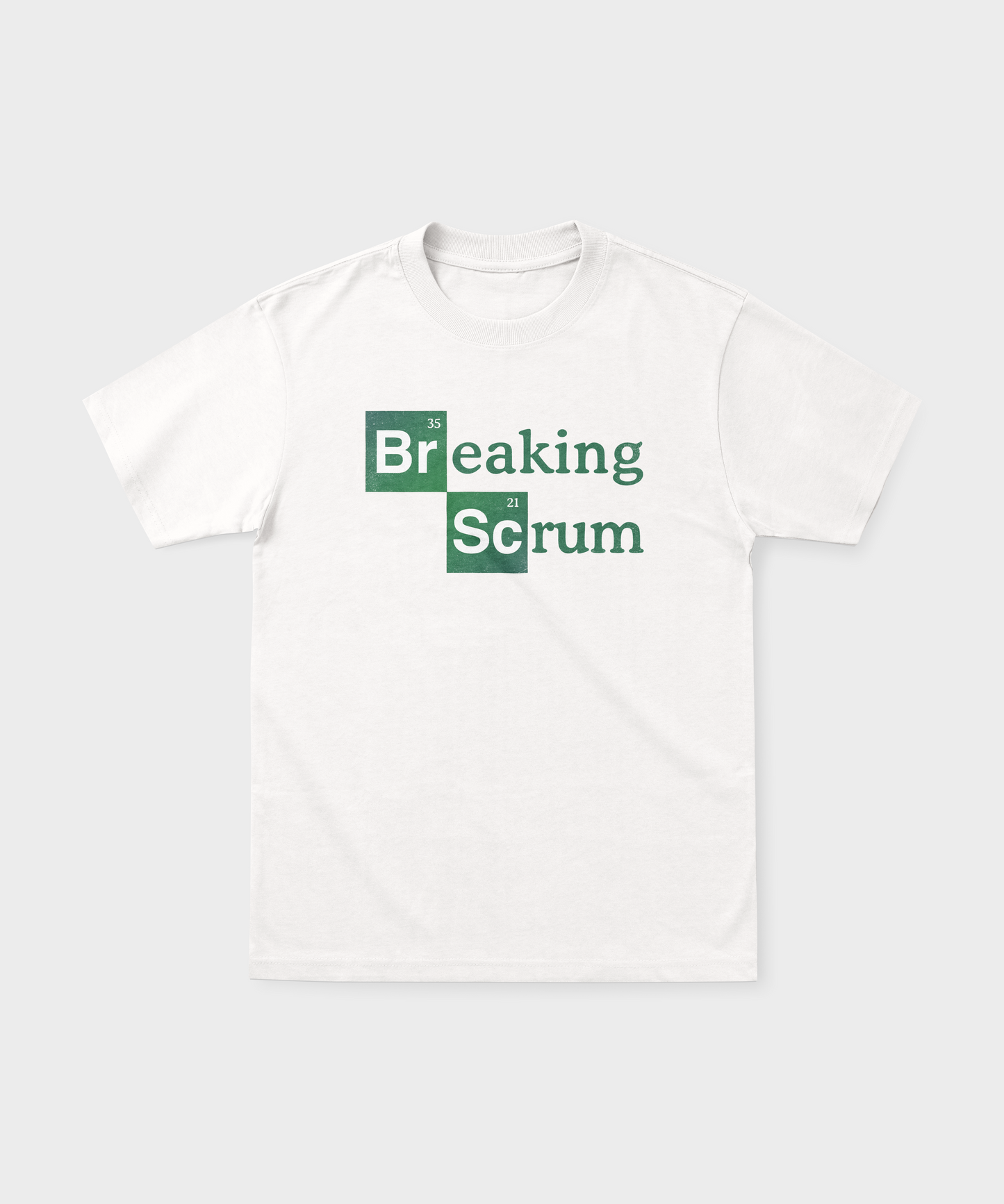 T-shirt Rugby Breaking Scrum - Heisenberg de la Mêlée