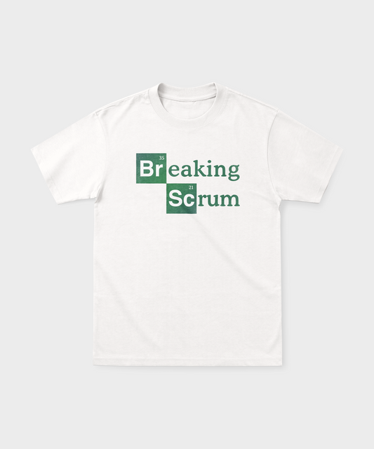 T-shirt Rugby Breaking Scrum - Heisenberg de la Mêlée