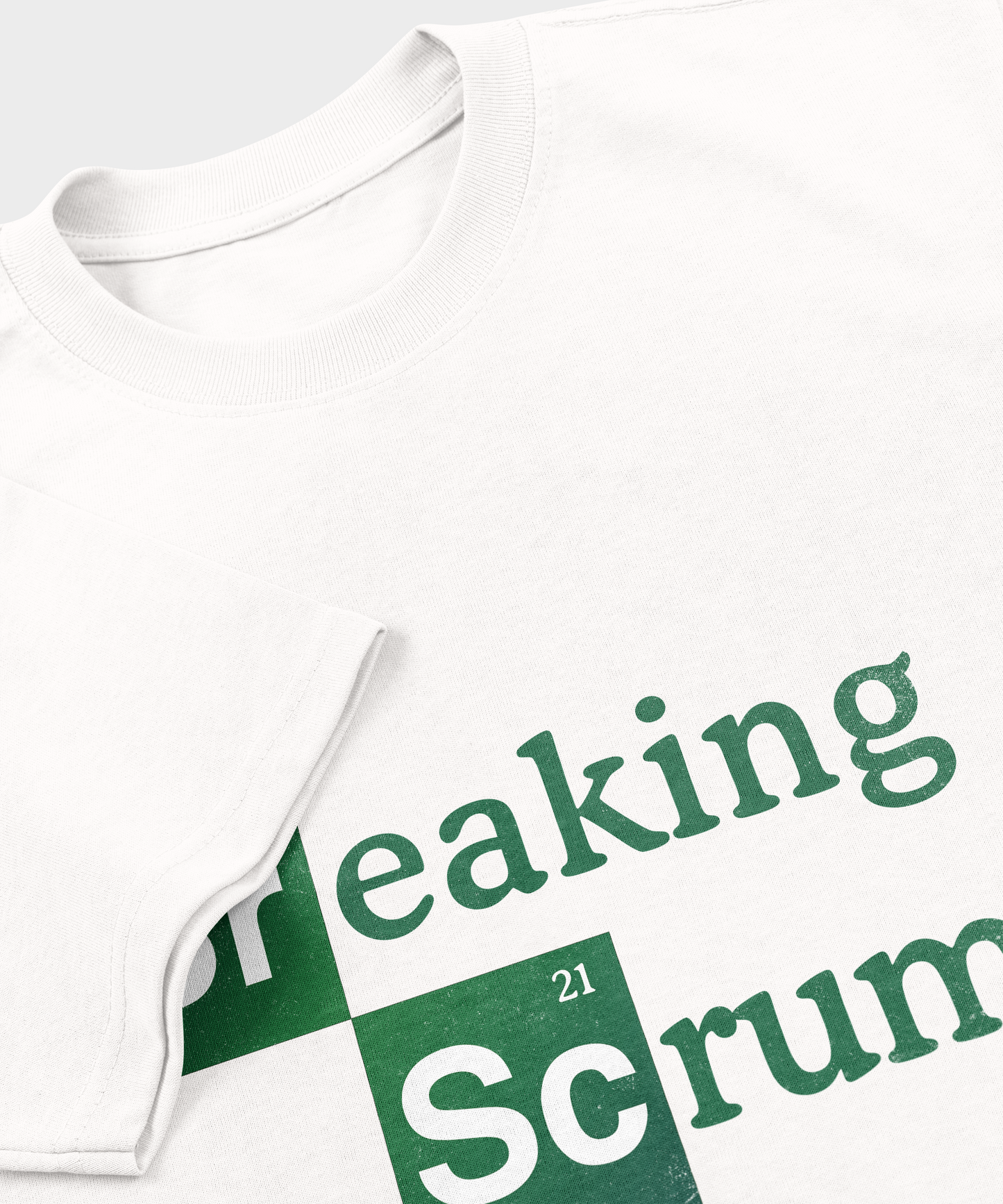 T-shirt Rugby Breaking Scrum - Heisenberg de la Mêlée