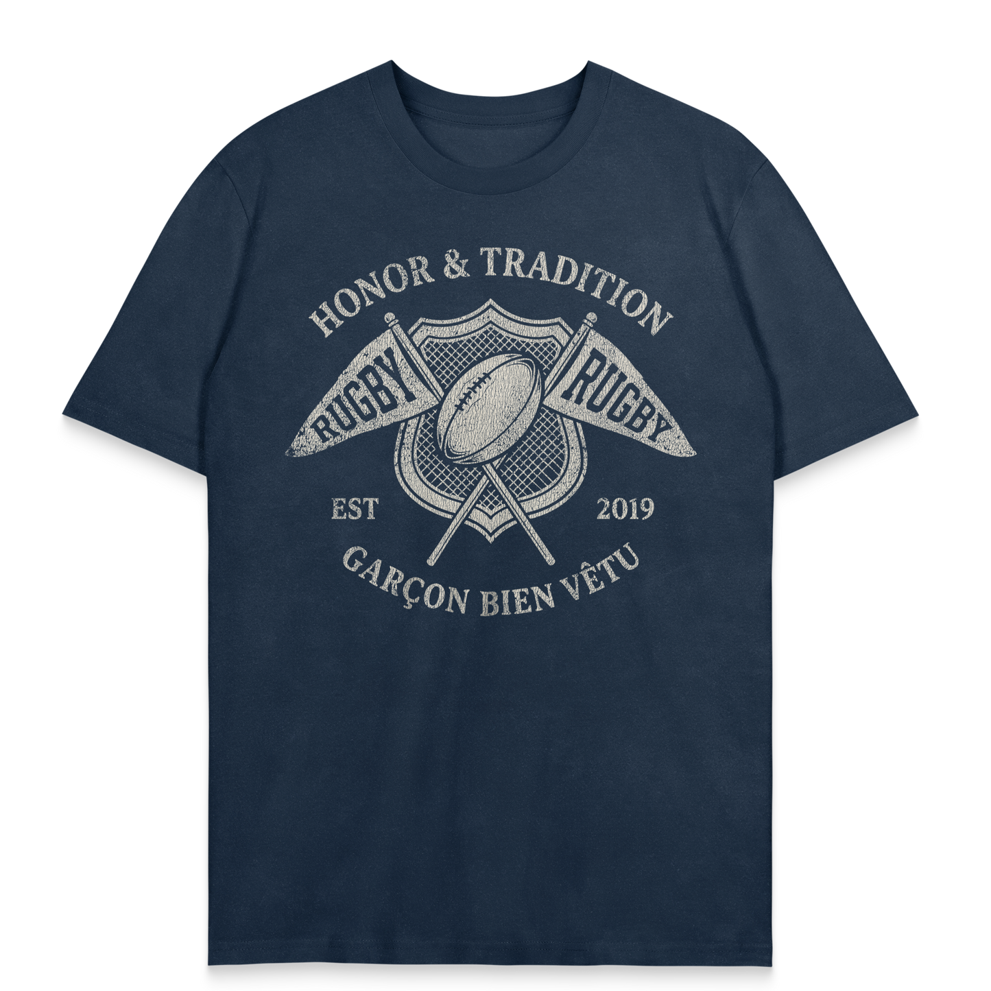 T-shirt Rugby Héritage – Honneur & Tradition
