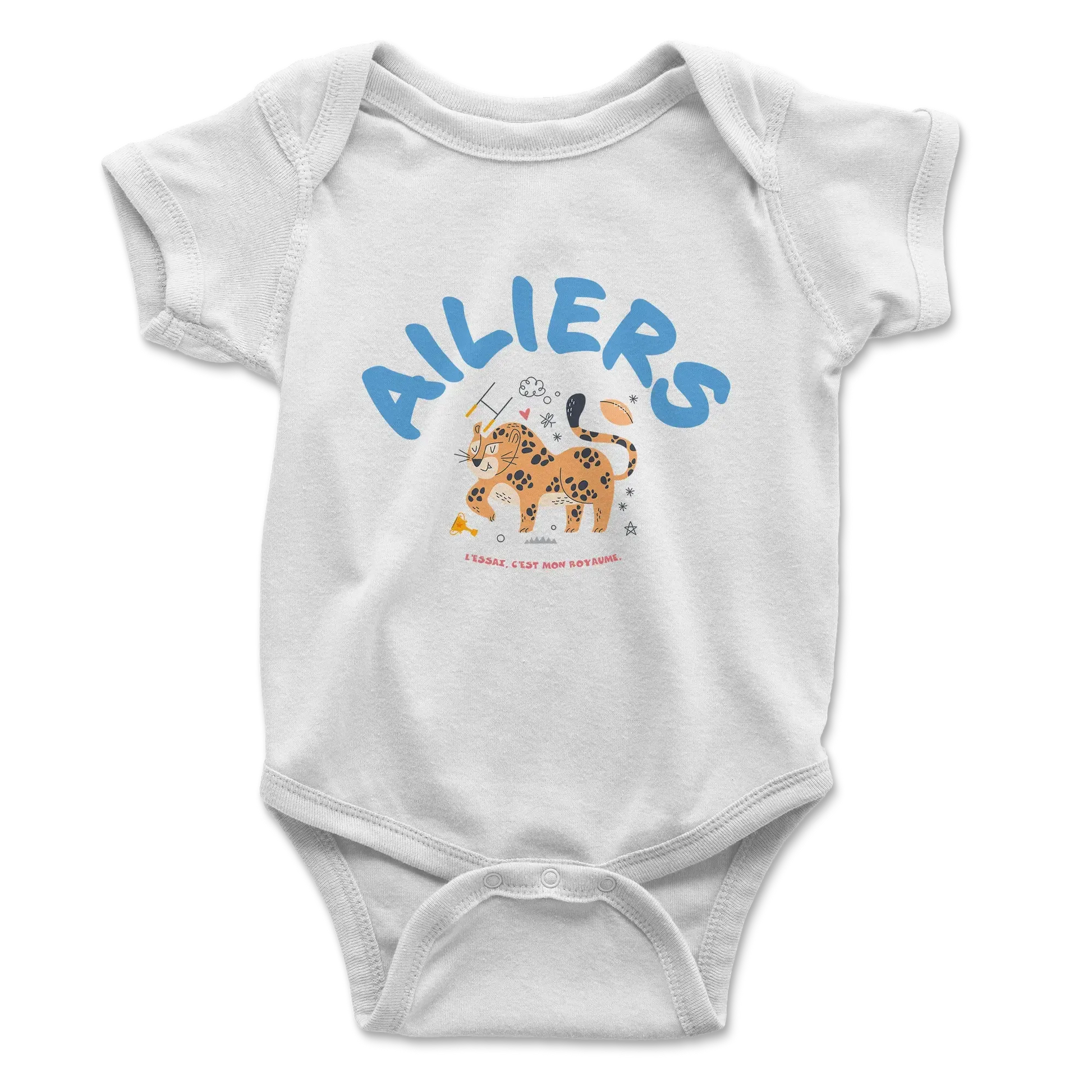 Body bébé ailier guépard – vitesse et agilité-Garçon bien vêtu