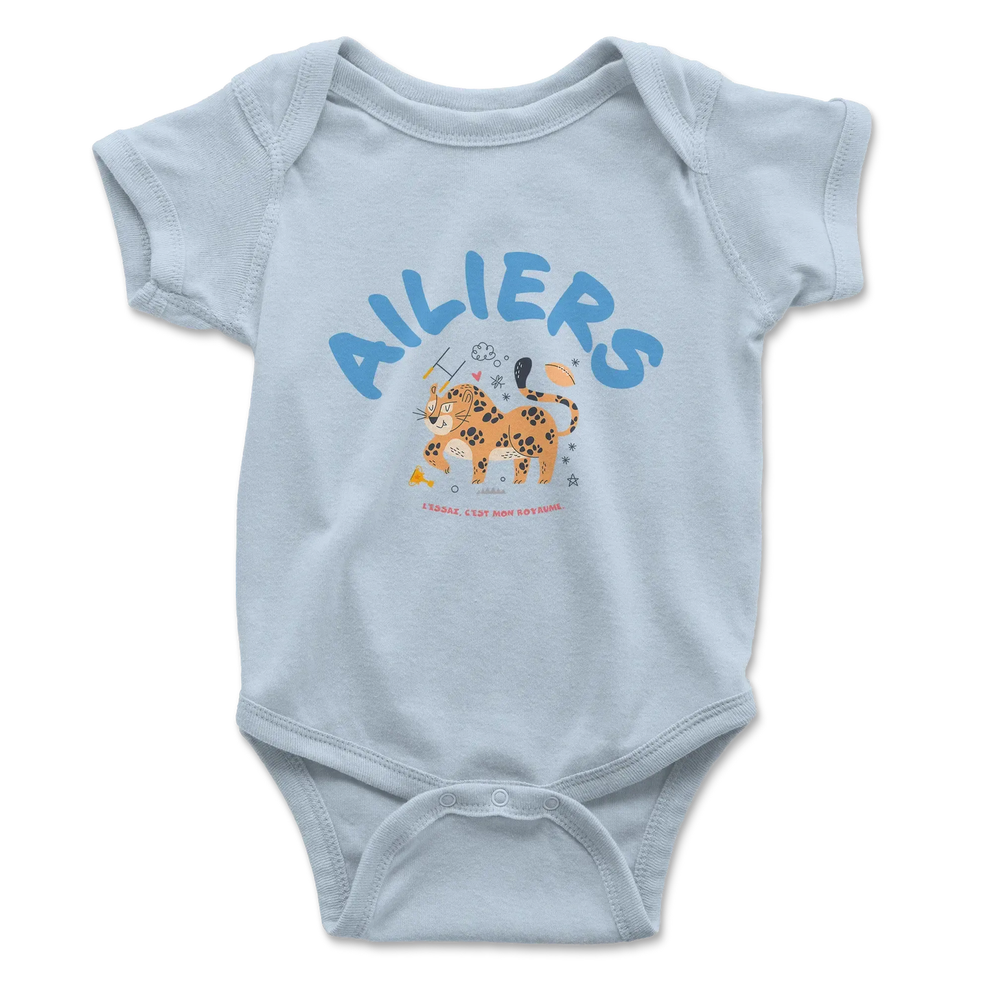 Body bébé ailier guépard – vitesse et agilité-Garçon bien vêtu