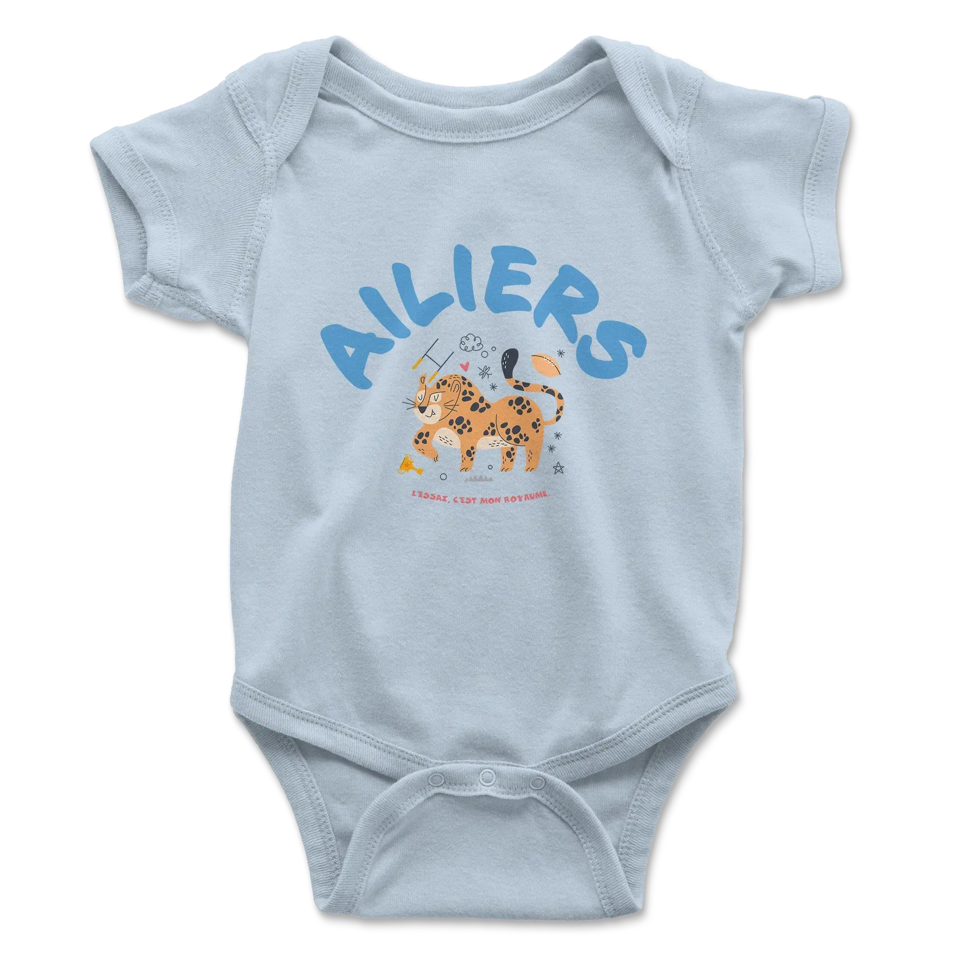 Body bébé ailier guépard – vitesse et agilité-Garçon bien vêtu