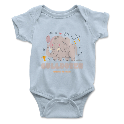 Body bébé bulldozer – puissance en mêlée-Garçon bien vêtu