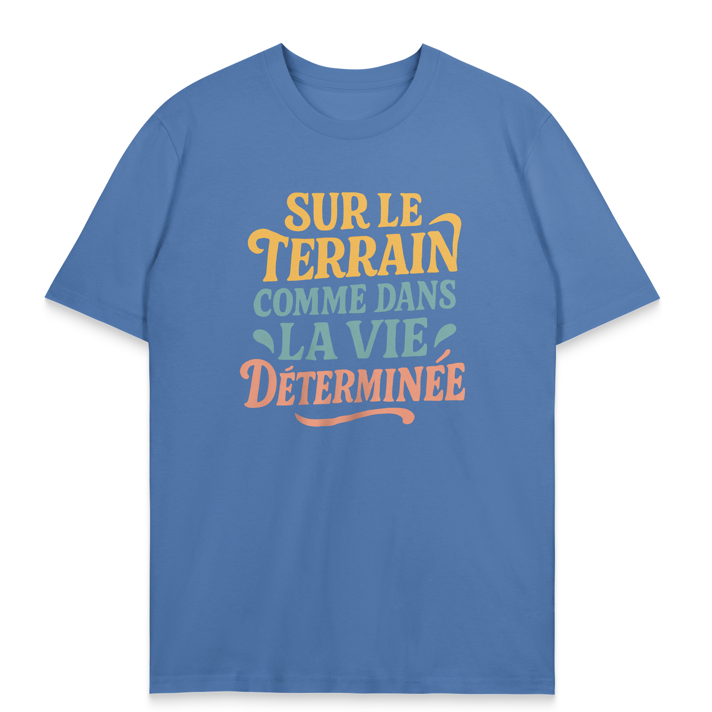 T-shirt Rugby Femme – Déterminée sur le Terrain et dans la Vie