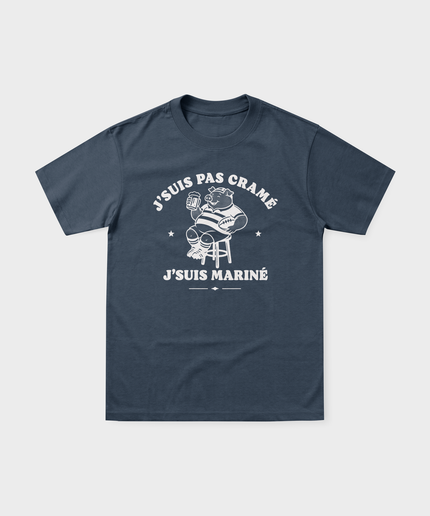 T-Shirt Rugby – J’suis pas cramé j’suis mariné