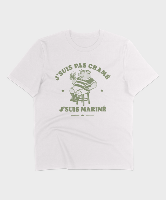 T-Shirt Rugby – J’suis pas cramé j’suis mariné