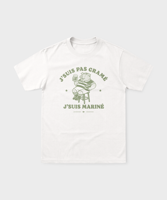 T-Shirt Rugby – J’suis pas cramé j’suis mariné