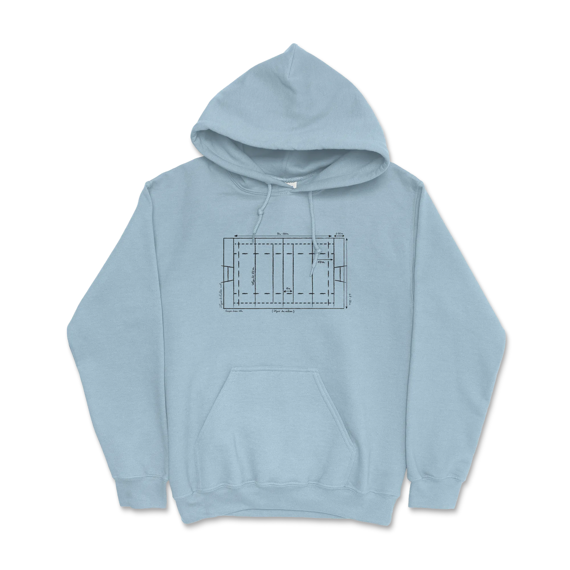 Hoodie Rugby Architecte – Le Terrain en Détails-Garçon bien vêtu